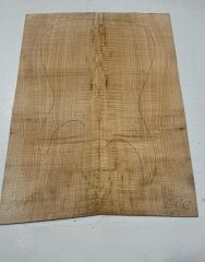 Flame Maple Drop Top Luthier Guitar Figured Wood Bookmatched Set No:41