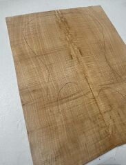 Flame Maple Drop Top Luthier Guitar Figured Wood Bookmatched Set No:41