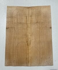 Flame Maple Drop Top Luthier Guitar Figured Wood Bookmatched Set No:42