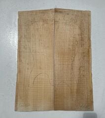 Flame Maple Drop Top Luthier Guitar Figured Wood Bookmatched Set No:44