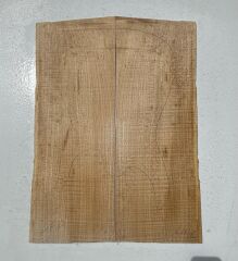 Flame Maple Drop Top Luthier Guitar Figured Wood Bookmatched Set No:45