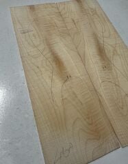 Flame Maple Drop Top Luthier Guitar Figured Wood Bookmatched Set No:46