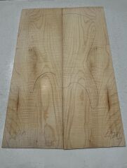 Flame Maple Drop Top Luthier Guitar Figured Wood Bookmatched Set No:47
