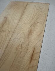 Flame Maple Drop Top Luthier Guitar Figured Wood Bookmatched Set No:47