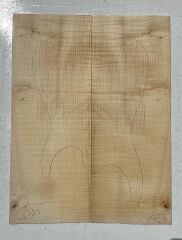 Flame Maple Drop Top Luthier Guitar Figured Wood Bookmatched Set No:48