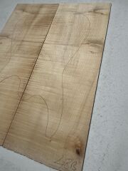 Flame Maple Drop Top Luthier Guitar Figured Wood Bookmatched Set No:48