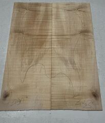 Flame Maple Drop Top Luthier Guitar Figured Wood Bookmatched Set No:49