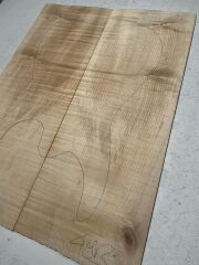 Flame Maple Drop Top Luthier Guitar Figured Wood Bookmatched Set No:49