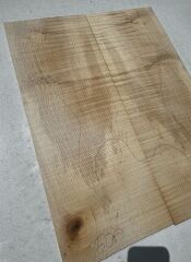 Flame Maple Drop Top Luthier Guitar Figured Wood Bookmatched Set No:50