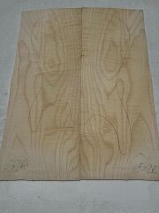 Flame Maple Drop Top Luthier Guitar Figured Wood Bookmatched Set No:52