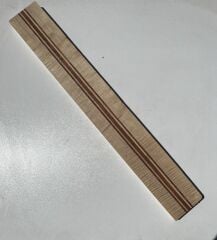 Lamineted Bubinga / Flame Maple Electric Bass Guitar Neck Blank #1