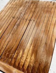 Spalted Flame Maple Oud Ribs Set No;03