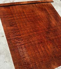 Pommele Quilted Mahogany Oud Ribs Set No:2