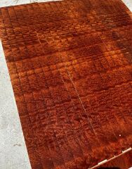 Pommele Quilted Mahogany Oud Ribs Set No4