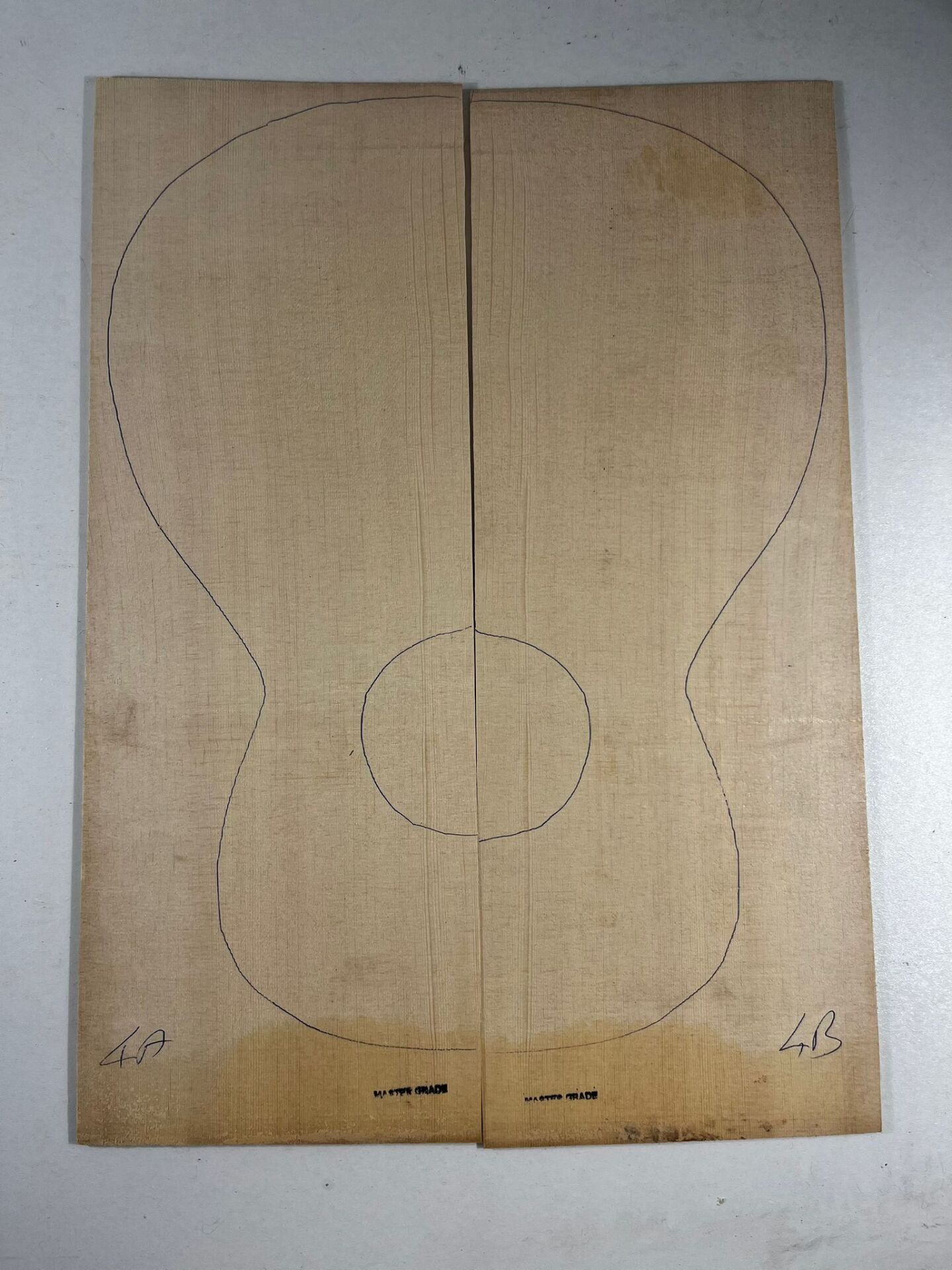 Master Grade German Moon Spruce Acoustic Guitar Soundboard Top Wood #4