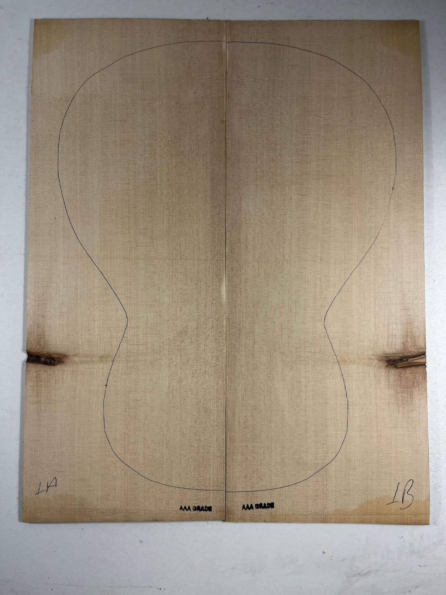 AAA Grade German Spruce Acoustic Guitar Soundboard Top Wood #1