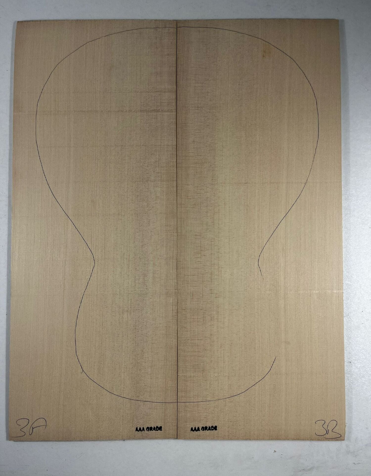 AAA Grade German Spruce Acoustic Guitar Soundboard Top Wood #3