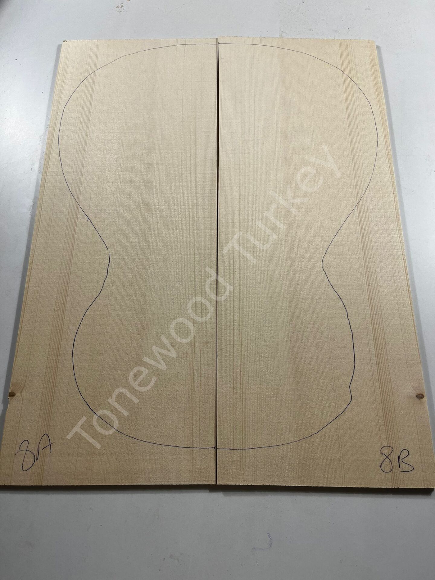 AAA Grade German Spruce Acoustic Guitar Soundboard Top Wood #8