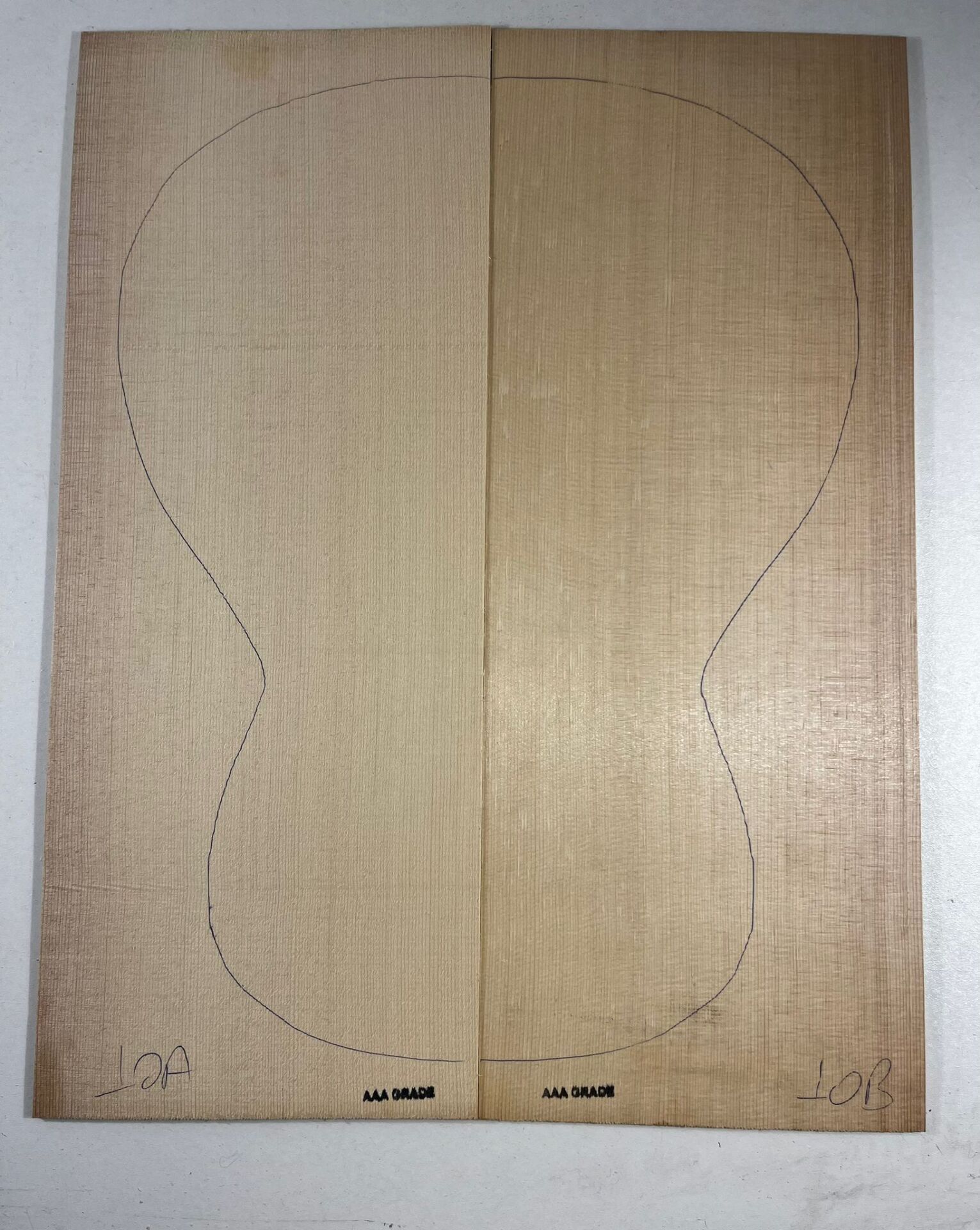 AAA Grade German Spruce Acoustic Guitar Soundboard Top Wood #10