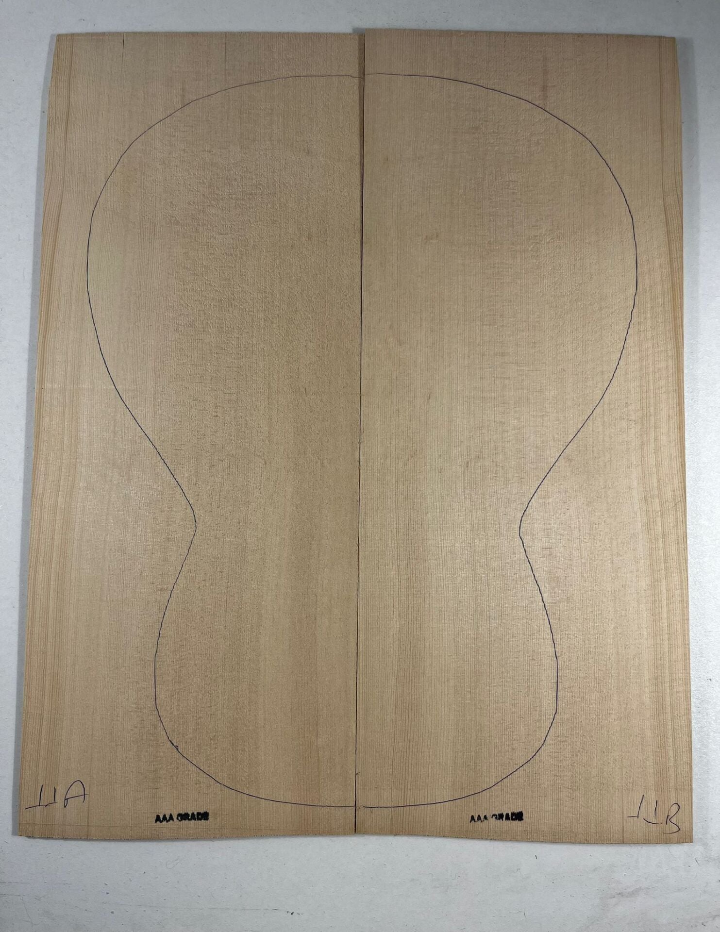 AAA Grade German Spruce Acoustic Guitar Soundboard Top Wood #11