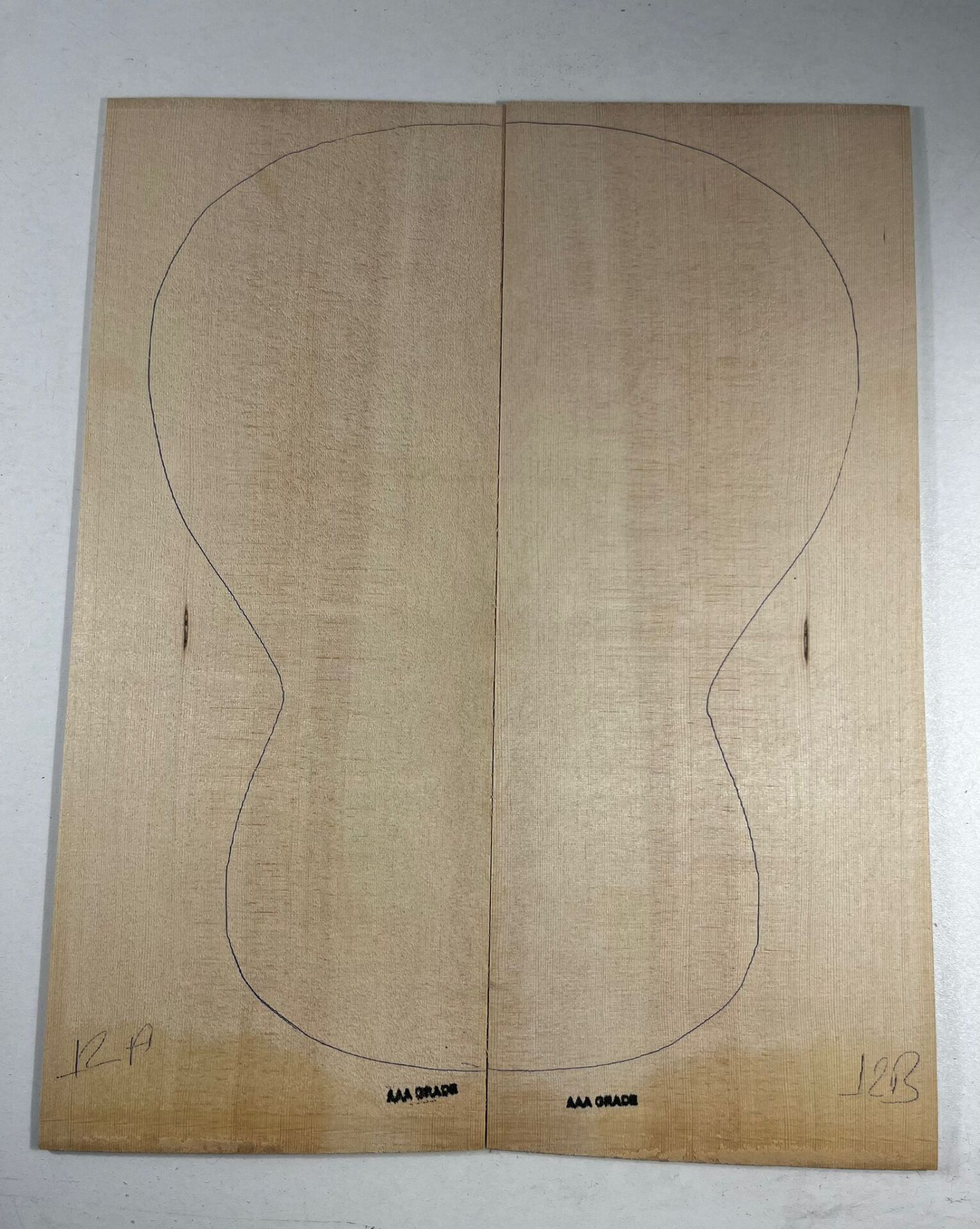 AAA Grade German Spruce Acoustic Guitar Soundboard Top Wood #12