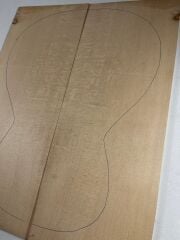 AAA Grade BearClaw German Spruce Acoustic Guitar Soundboard Top Wood #9