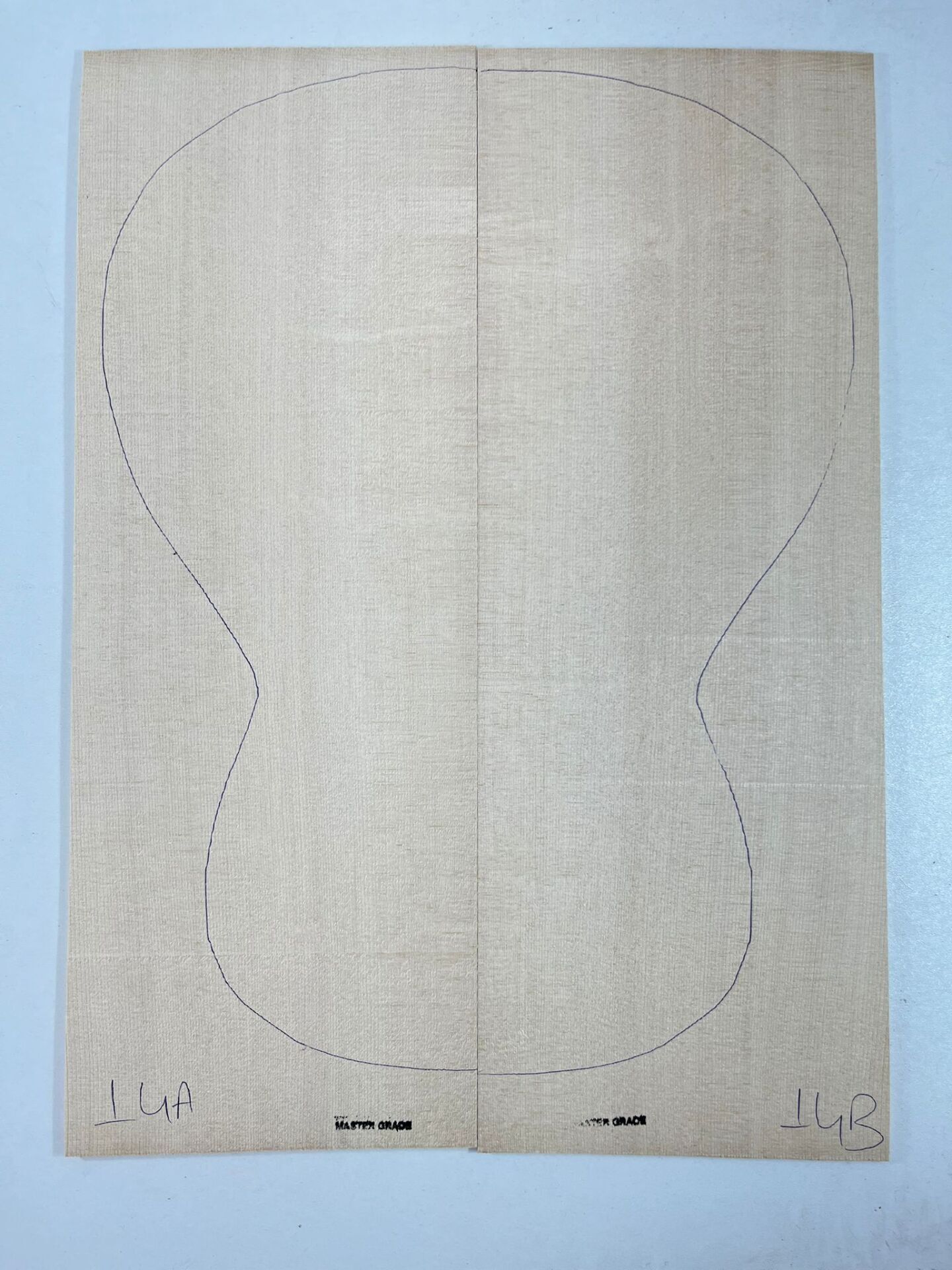 Master Grade German Moon Spruce Acoustic Guitar Soundboard Top Wood #14