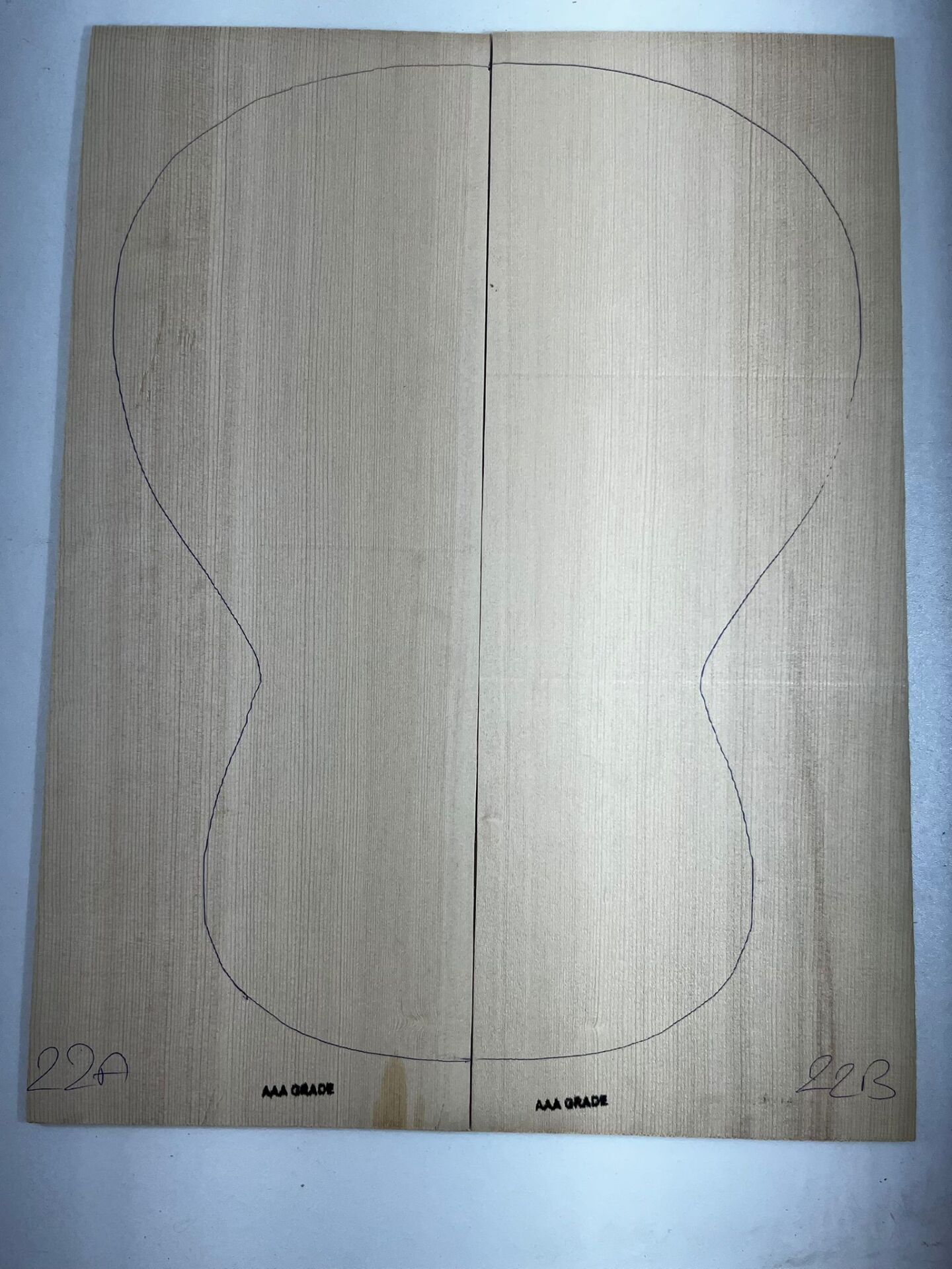 AAA Grade German Spruce Acoustic Guitar Soundboard Top Wood #22