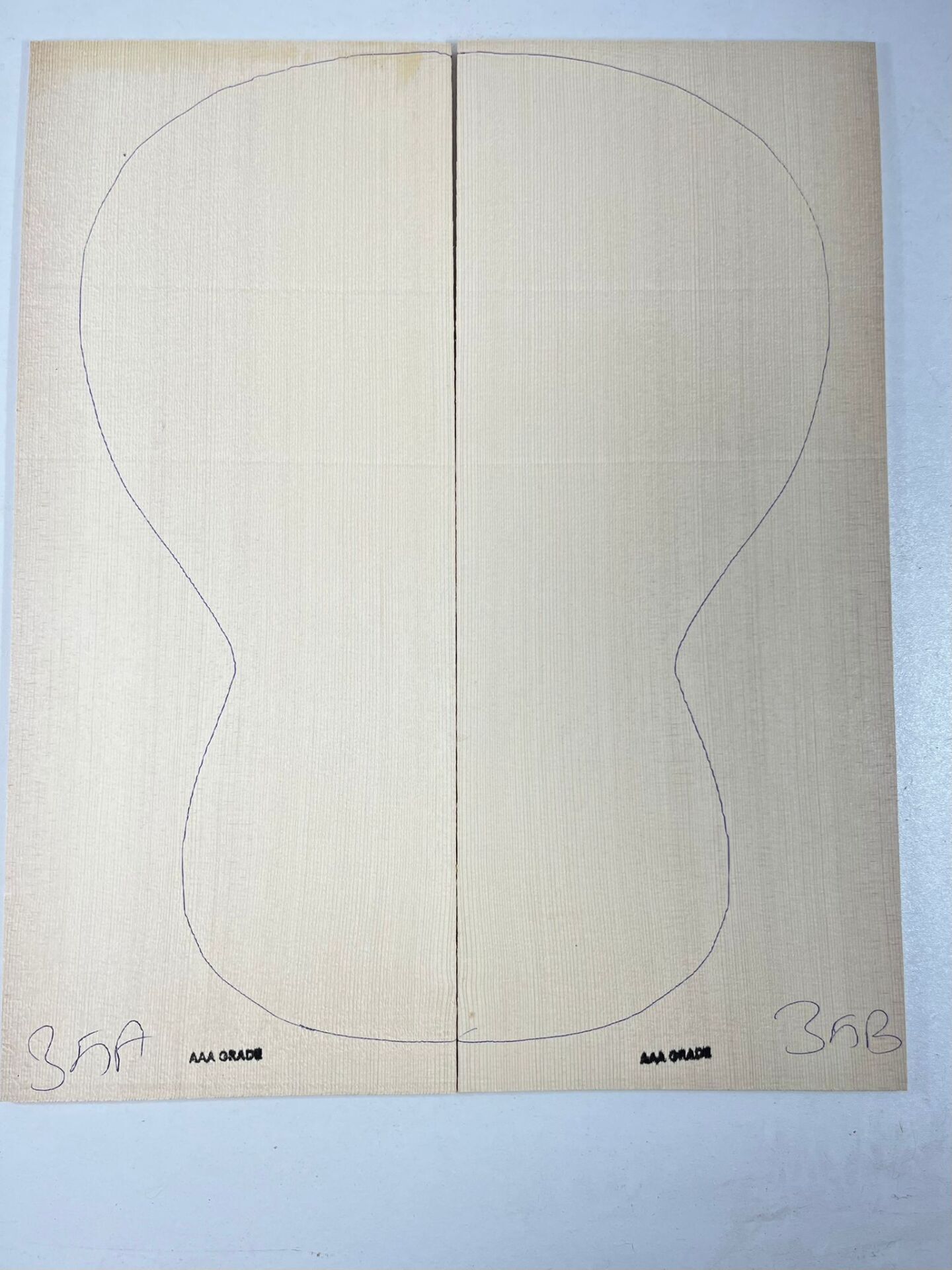 AAA Grade German Spruce Acoustic Guitar Soundboard Top Wood #35