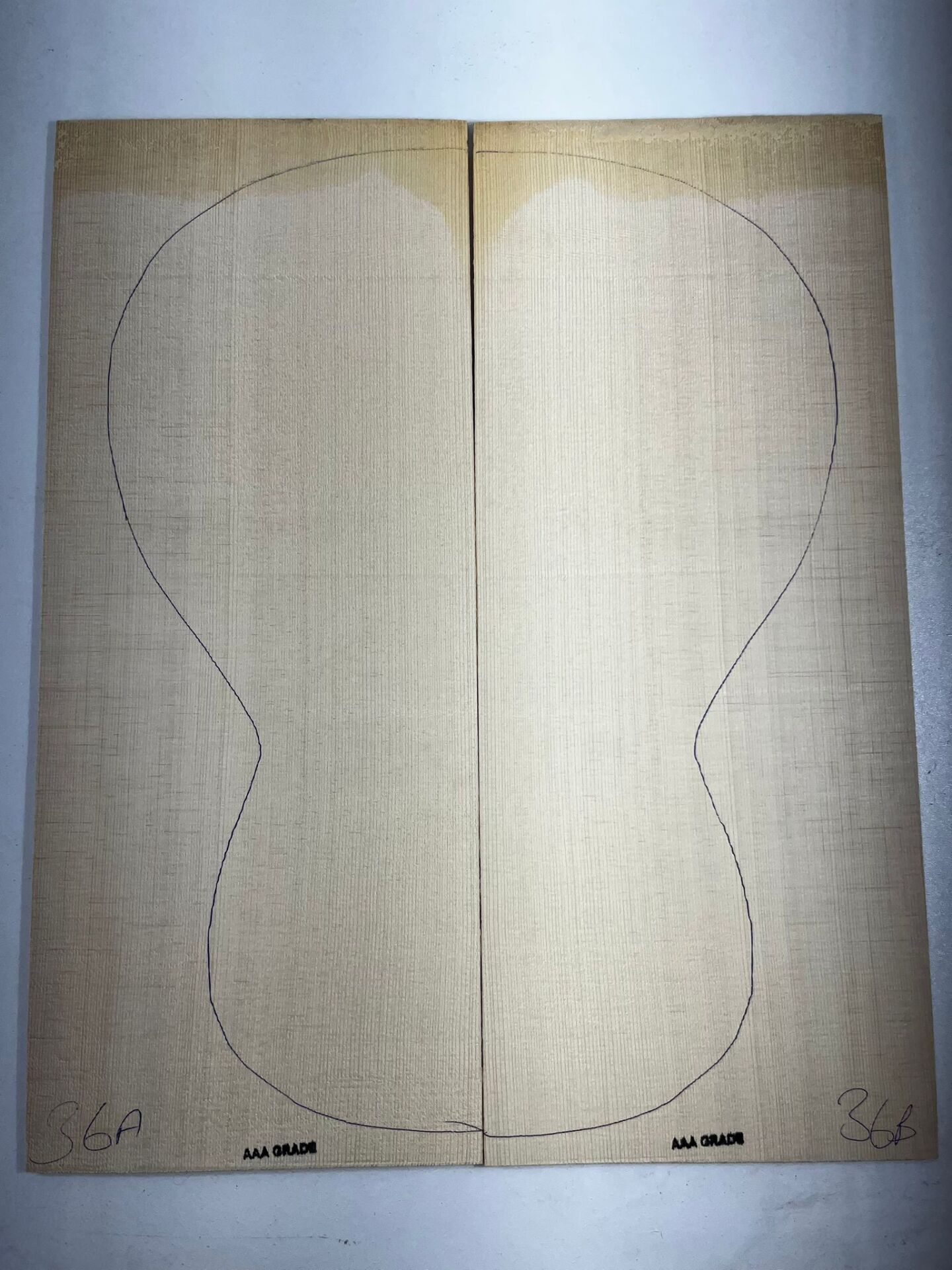 AAA Grade German Spruce Acoustic Guitar Soundboard Top Wood #36