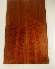 Figured Sapele Electric Guitar Drop Top set Bookmatch #5