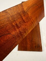 Figured Sapele Electric Guitar Drop Top set Bookmatch #5