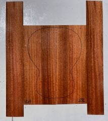 Figured Sapele Acoustic Guitar Back and Sides #2