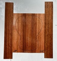 Figured Sapele Acoustic Guitar Back and Sides #4