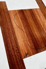 Figured Sapele Acoustic Guitar Back and Sides #4