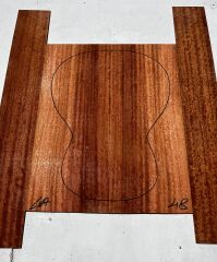Figured Sapele Acoustic Guitar Back and Sides #4