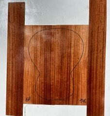 Figured Sapele Acoustic Guitar Back and Sides #5