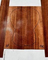 Figured Sapele Acoustic Guitar Back and Sides #5