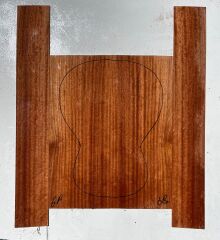 Figured Sapele Acoustic Guitar Back and Sides #6