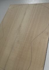 AA Grade Coucasian Spruce Acoustic Guitar Soundboard Top Wood #3