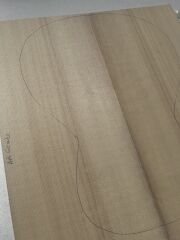 AA Grade Coucasian Spruce Acoustic Guitar Soundboard Top Wood #5