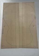 AA Grade Coucasian Spruce Acoustic Guitar Soundboard Top Wood #7