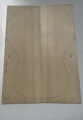 AA Grade Coucasian Spruce Acoustic Guitar Soundboard Top Wood #7