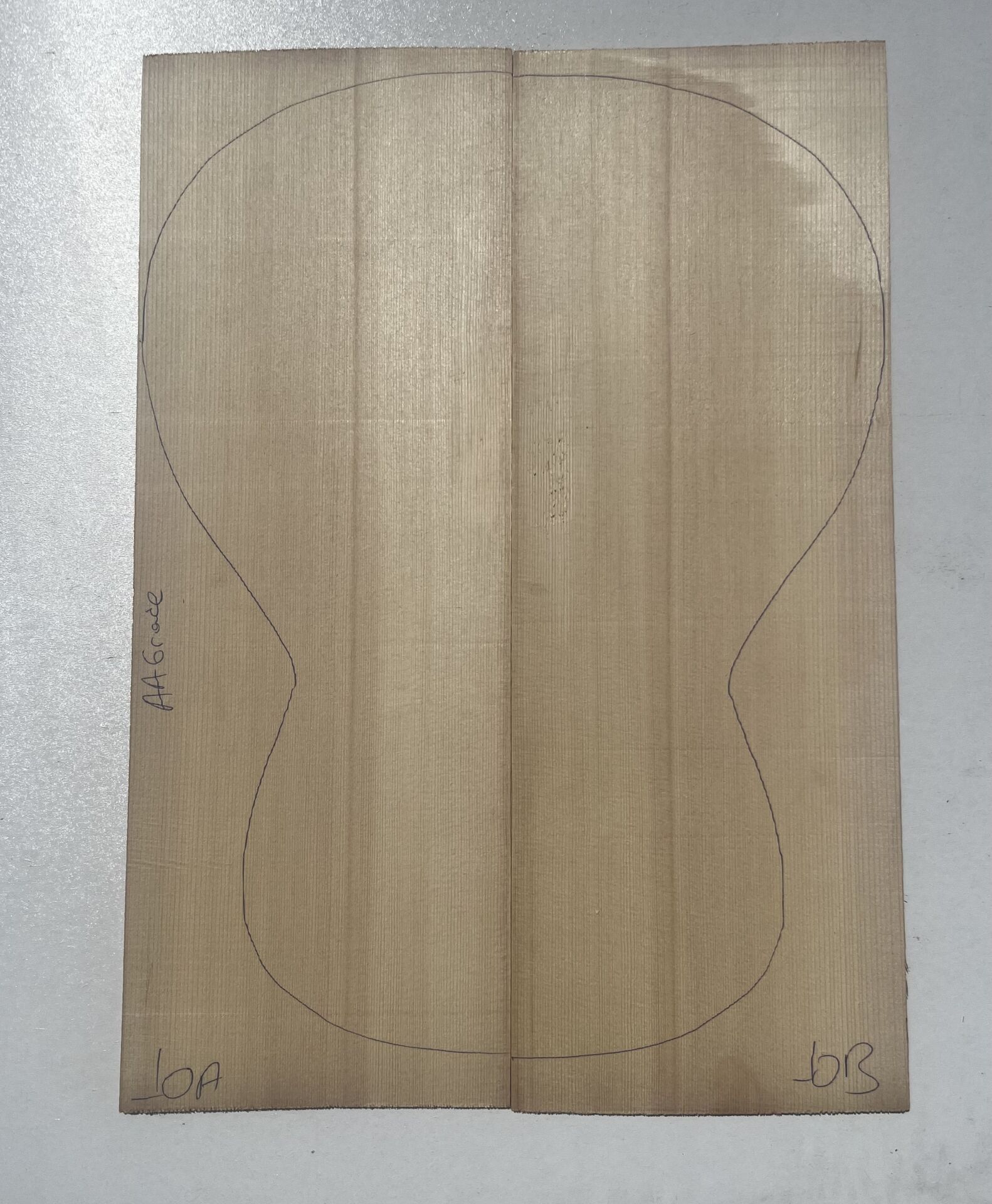 AA Grade Coucasian Spruce Acoustic Guitar Soundboard Top Wood #10