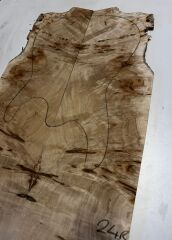 AAA Grade Poplar Mappa Burl Bookmatched Guitar Drop Top Luthier Tonewood #24
