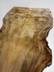 AA Grade Poplar Mappa Burl Bookmatched Guitar Drop Top Luthier Tonewood #26