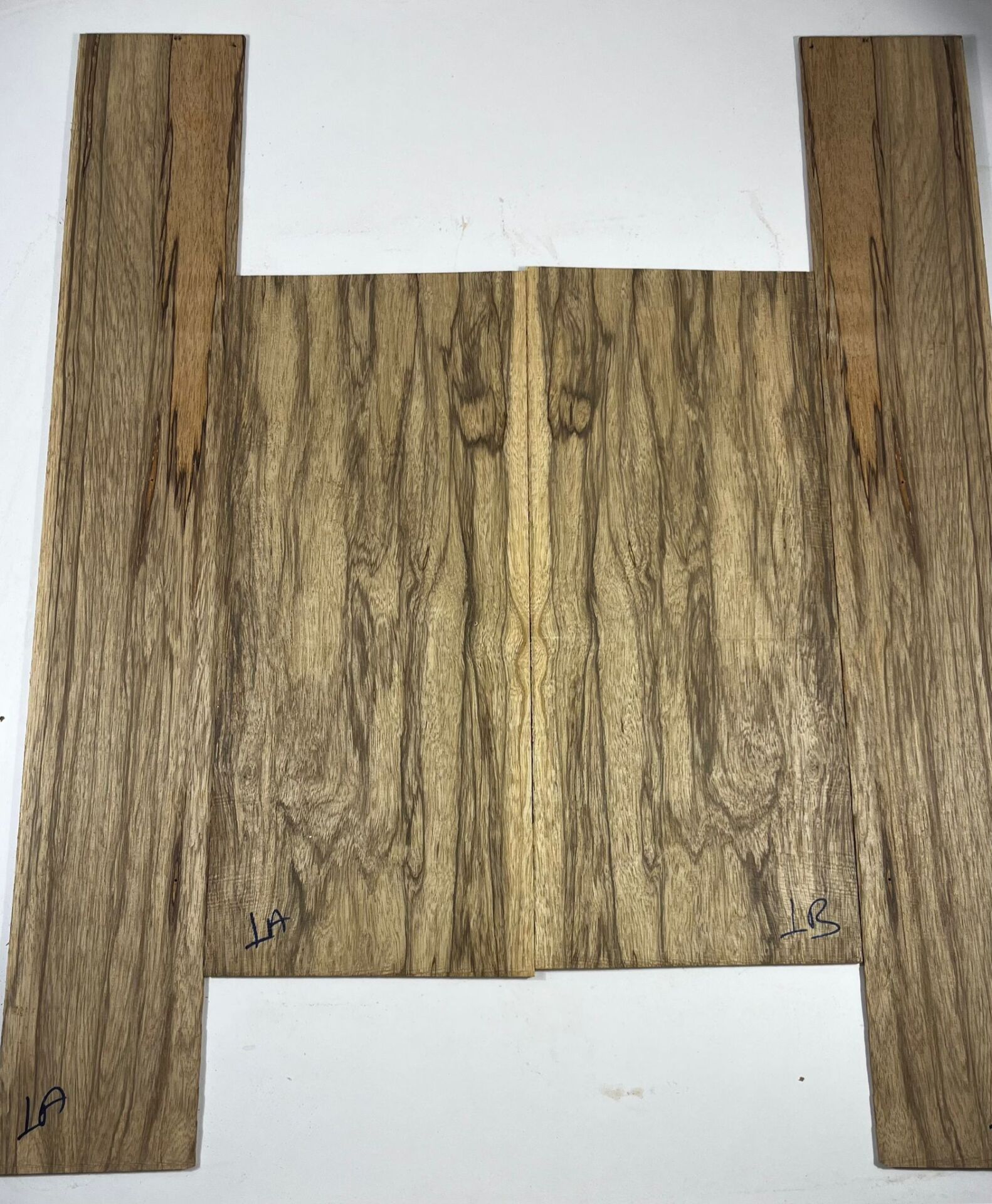 AAA Grade Black Limba Acoustic Guitar Back And Sides set No:01