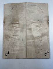 Figured Maple Drop Top Luthier Guitar Figured Wood Bookmatched Set No:11