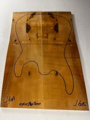 Figured Maple Drop Top Luthier Guitar Figured Wood Bookmatched Set No:16