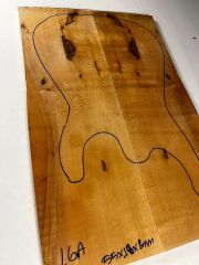 Figured Maple Drop Top Luthier Guitar Figured Wood Bookmatched Set No:16